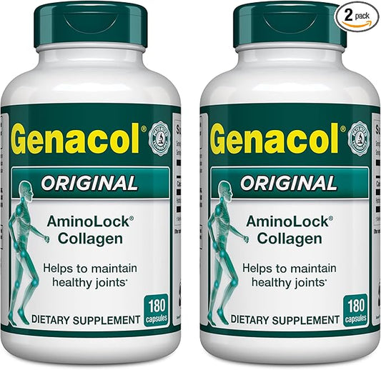 Genacol Collagen Pills for Joint Health Enhanced Absorption Joint Supplements for Men and Women | Gluten-Free, Non-GMO | Colageno Hidrolizado Original 2-Pack, 360 Capsules