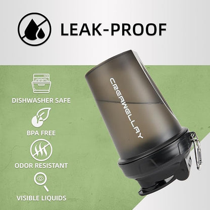 3 Pack Shaker Bottles for Protein Mixes, 17 oz Small Protein Shaker Bottle with Handle, Gym Shaker Cups with Blending Ball for Pre Workout, BPA-Free & Dishwasher Safe (Black, White, Blue)