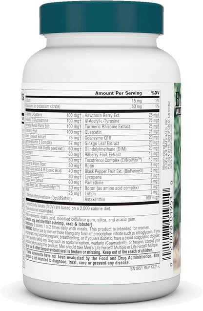 Source Naturals Women's Life Force Multiple Iron Free - Daily Complete Multivitamin 13 Essential Vitamins, Antioxidants, Herbs, Nutrients & Minerals - Enhanced Energy & Immune Boost - 45 Tablets