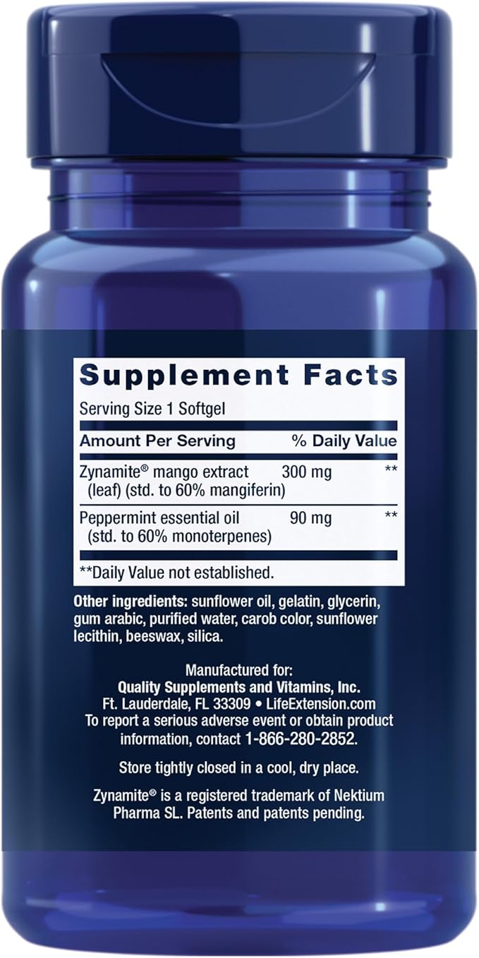 Life Extension Brain Fog Relief Caffeine-Free, Fast-Acting Nootropic Formula Helps Clear Your Mind – Gluten-Free, Non-GMO - 30 Softgels