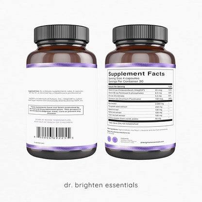 Dr. Brighten Myoinositol Plus - Doctor Formulated Ratio of Myo- and D-Chiro-Inositol to Support PCOS Symptoms, Hormone Balance, Healthy Ovarian Function, and Regular Menstrual Cycles