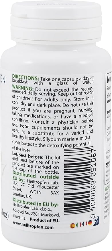 Liver Detox Vegetarian caps | 60 Capsules | Dietary Supplement