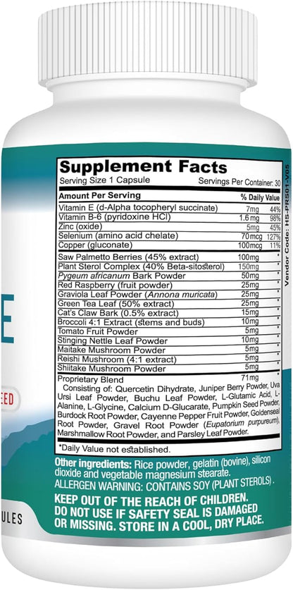 Best Earth Naturals Prostate Support Supplement for Men - Prostate Support - 30 Day Supply