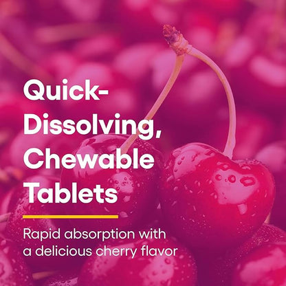 Natural Factors, Vitamin B12 Methylcobalamin 1000 mcg, Chewable Support for Energy and Immune Health, Vegetarian, Gluten Free, 90 tablets (90 servings)