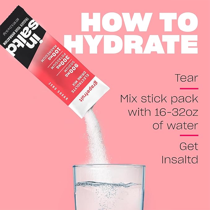 INSALTD™ Sugar Free Electrolytes Powder Packets with No Stevia Aftertaste | High-Potency Hydration Packets | Keto Electrolyte Drinks | Intermittent Fasting Drink Mix | 12 Pack (Variety Pack)