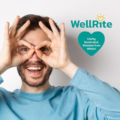 Sharp Eye Vision Gummy Vitamins, 60 Count, Strawberry Mix Flavored, Vegan, Gelatin Free, Gluten Free, Nut Free, Promotes Sharp Vision, Defense from Blue/Digital Light, Combats Eye Strain