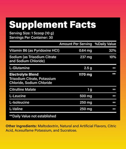 Raspberry Lemonade Electrolytes - Keto-Friendly Essential Vitamins and Electrolytes for fasting - BCAA Electrolyte Powder and Multivitamins for instant hydration - No Sugar - No Caffeine- Made in USA