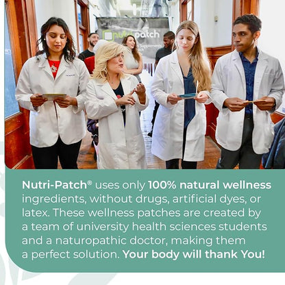 Energy B12 &Complex Topical Patch,Infused with B1,B2,B3,B12,B9,Biotin,and Other Wellness Ingredients.Designed to give You a Boost (30/Pack).