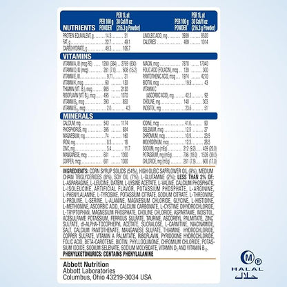 EleCare Jr Amino Acid-Based Nutrition Powder, Complete Nutrition for Ages 1 and Older With Food Allergies, Amino Acid-Based Nutrition Powder, Vanilla, 14.1-oz Can, Pack of 6