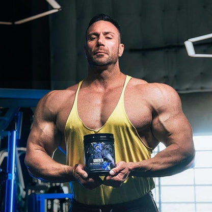 Ryse Noel Deyzel x Godzilla Pre Workout | Intense Pumps, Energy, & Focus | Citrulline & Beta Alanine | 400mg Total Caffeine | 40 Servings (Blue Raspberry)