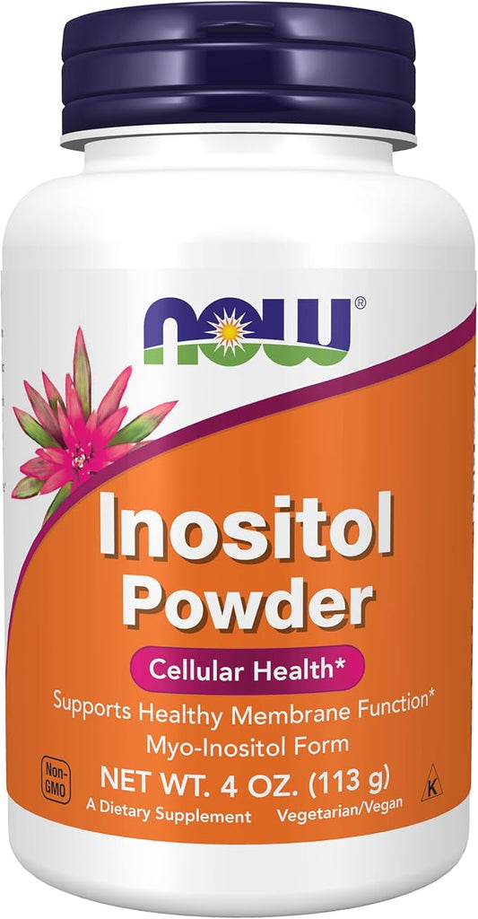 NOW Foods Supplements, Inositol Powder, Neurotransmitter Signaling*, Cellular Health*, 4-Ounce