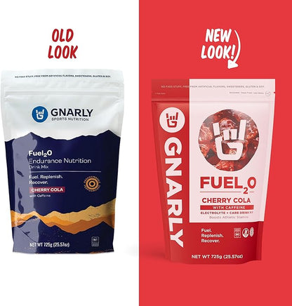 Gnarly Nutrition Fuel20 Electrolyte Powder - Fuel 2O Endurance Nutrition, NSF Content Certified, Electrolyte Solution, Fuel, Replenishment, and Recovery - Cherry Cola, 25.57Oz