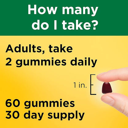 Nature Made Iron 18 mg per serving with Vitamin C, Dietary Supplement for Red Blood Cell Support, 60 Gummies, 30 Day Supply