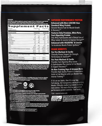 GNC AMP Wheybolic Whey Protein Powder Isolate with BCAA | Targeted Muscle Building and Workout Support Formula | Gluten Free | Chocolate Fudge | 10 Servings