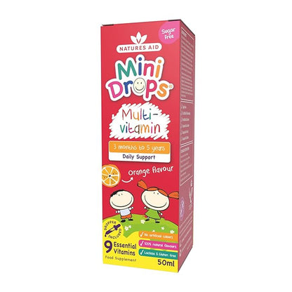 NATURES AID Multivitamin Drops For Children, 50 ML