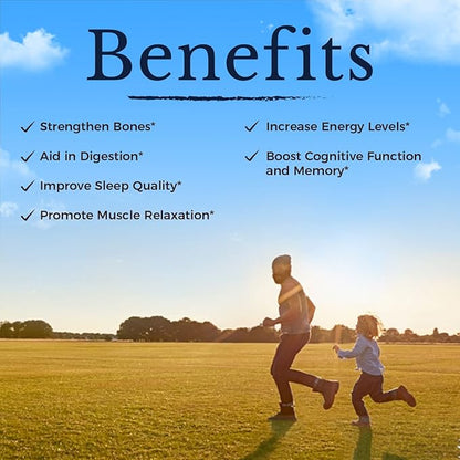 Vitalitown Magnesium Complex, 240 Capsules, Magnesium Glycinate, Malate, Taurate & Citrate, Chelated Forms, High Absorption, Bone, Heart, Muscle, Sleep & Digestion