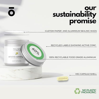 Pure Garcinia Cambogia Extract Supplement 500mg - 100% Natural HCA Extract Concentrated to 60% - Supports Healthy Digestion and Metabolism - 120 Capsules