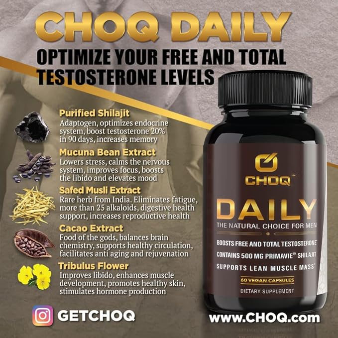 Daily 60 Vegan Capsules | The Natural Choice for Men