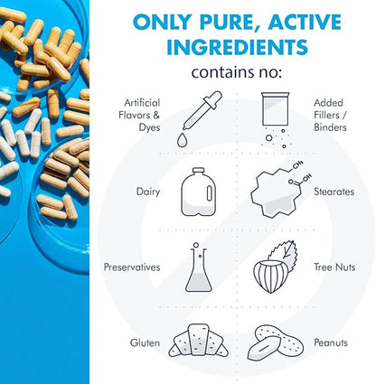 Metabolic Maintenance Vitamin D3 2000iu - Potent + Bioavailable D3 Vitamin Supplements - for Immune Support, Bone + Heart Health and a Balanced Mood (120 Capsules)