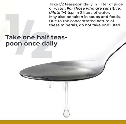 Premier Research Premier pH Minerals, Supports Whole Body Mineral Health, Broad Spectrum Liquid Concentrate from Utah's Great Salt Lake Minerals, 8 Oz (235 ml)