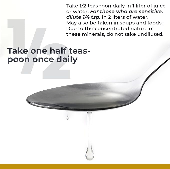 Premier Research Premier pH Minerals, Supports Whole Body Mineral Health, Broad Spectrum Liquid Concentrate from Utah's Great Salt Lake Minerals, 8 Oz (235 ml)