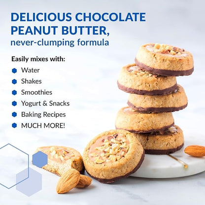 BioTrust Low Carb Protein Powder – Delicious Whey & Casein Blend from Grass-Fed Hormone Free Cows – Non GMO, Gluten Free (Chocolate Peanut Butter)