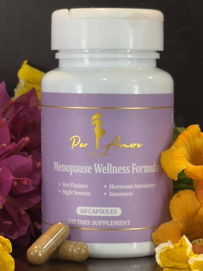 Menopause Wellness Formula: Menopause Supplements, Menopause Support, Menopause Relief, 30 Servings