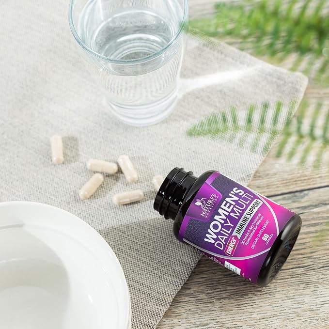 Multivitamin for Women - Womens Daily Multi Vitamin & Multimineral Supplement with Vitamins A, C, D, E, B6, B12, Zinc, Calcium & Magnesium, Energy & Immune Support, Non-GMO, Gluten Free - 60 Capsules