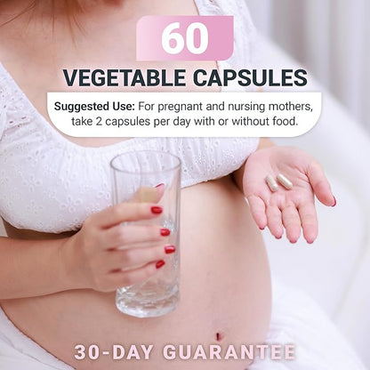 Dr. Berg Natural Prenatal Vitamins for Women (Pregnant & Nursing) - Prenatal Vitamins with Folate, Vitamins, Minerals, Omegas, &11 Powerful Superfoods - Womens Prenatal Multivitamin - 60 Capsules