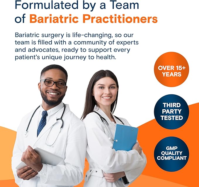 Bariatric Fusion Non Chewable Calcium Citrate with Vitamin D3 Tablet | Easy to Swallow Calcium Supplement | Calcium 1200 mg | 180 Tablets