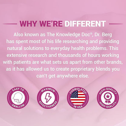 Dr. Berg Natural Prenatal Vitamins for Women (Pregnant & Nursing) - Prenatal Vitamins with Folate, Vitamins, Minerals, Omegas, &11 Powerful Superfoods - Womens Prenatal Multivitamin - 60 Capsules