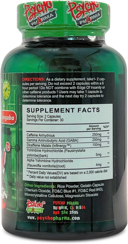 Psycho Pharma Far Beyond Driven, for Increased Energy to Burn with Improved Focus, Positive Mood.