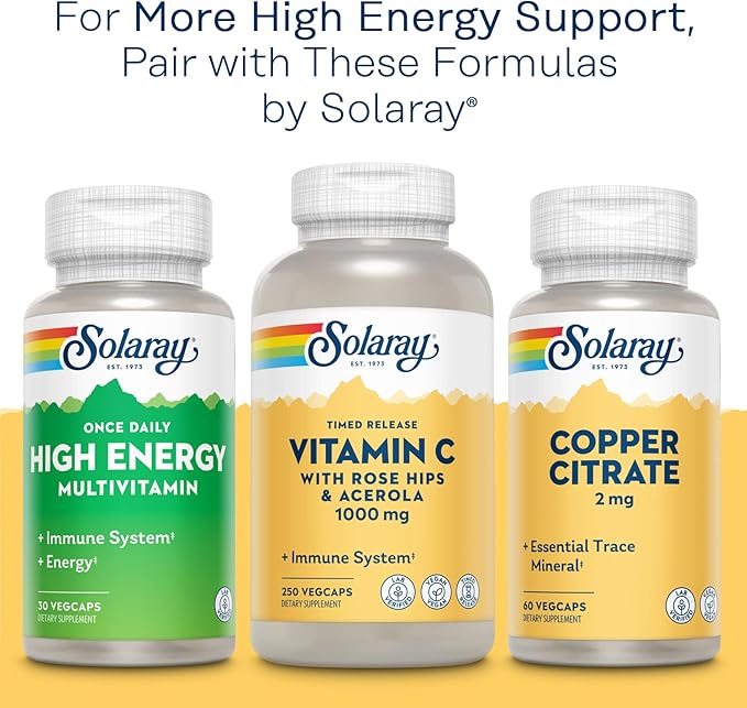 Solaray Vitamin B-Complex Chewables, Strawberry, Healthy Energy, Red Blood Cell, Stress & Metabolism Support, 50 Tablets