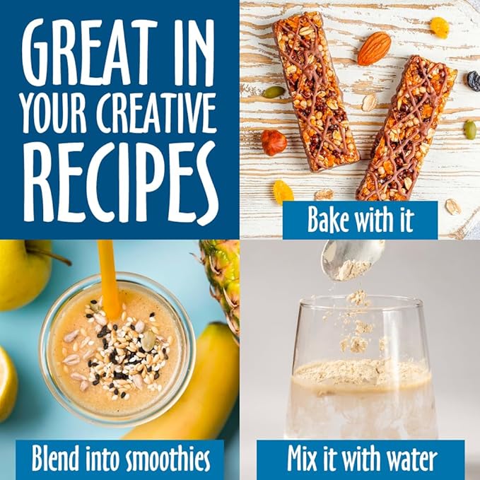 Pea Protein Powder, Vanilla Vegan Protein Powder, 100% Plant Based Protein Powder, No Artificial Sweeteners, Non-GMO, Gluten Free & Soy Free, 2 LB Protein Powder No Bloating