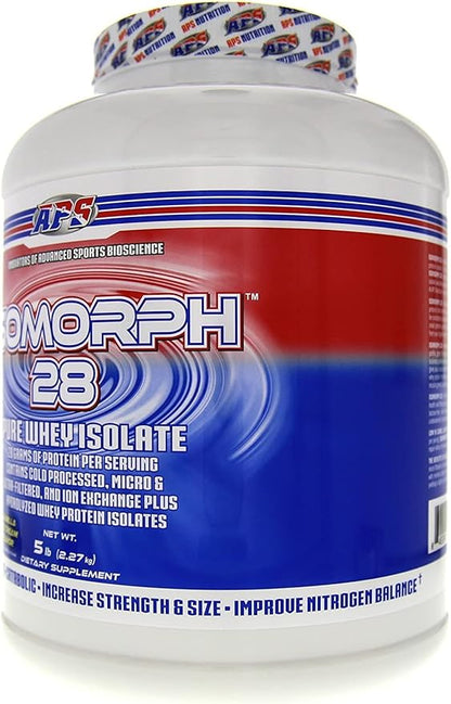 APS Nutrition Isomorph Protein Powder Supplement | Whey Protein Isolate | Ultra- Filtered | 28g Protein |Vanilla Ice Cream, 5 Pound (Pack of 1)