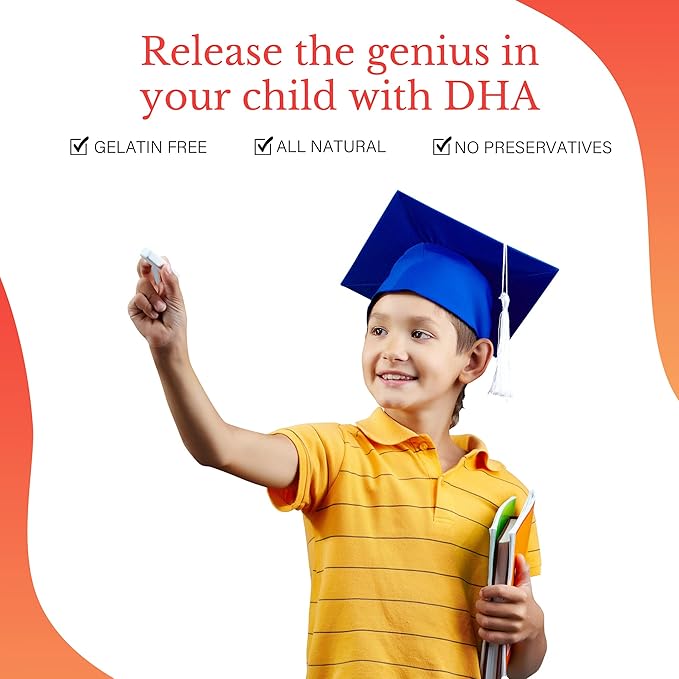 Salaam Nutritionals - Kids Vitamins, Omega 3 + Dha for Kids, Supports Brain and Immune Function, Gummies Vitamins for Kids, 60 Counts, 1 Pack