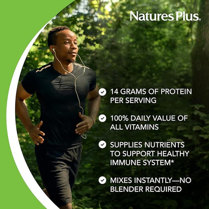 NATURES PLUS Shake Simply Natural Spirutein, 13.12 OZ