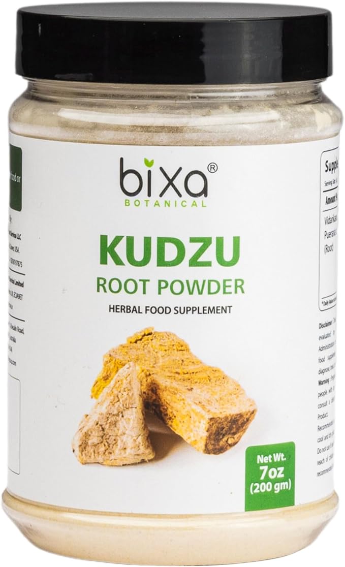 bixa BOTANICAL Ayurvedic Natural Herbal Supplement Indian Kudzu Root Powder Pure Authentic Premium Quality (Pueraria tuberosa/Vidarikand), Promotes Muscle Mass, Strength & Weight gain 7 Oz (200g)