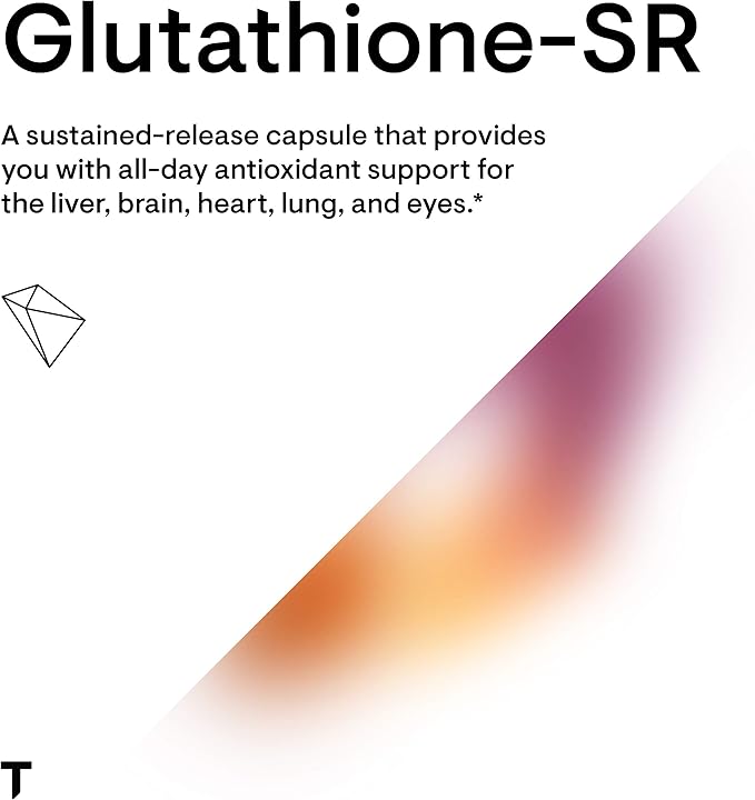 THORNE Glutathione-SR - Sustained-Release Glutathione for Antioxidant Support - 60 Capsules