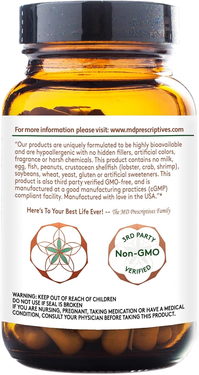 Rose C MD – Synergistic Vitamin C Dietary Supplement with Antioxidants: Rose HIPS, Ascorbic Acid & Zinc – 90 Capsules