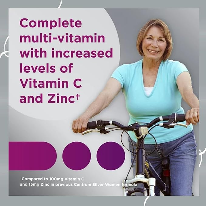 Centrum Silver Women 50 Plus Multivitamin Supplement 100 Tablets (Pack of 1)