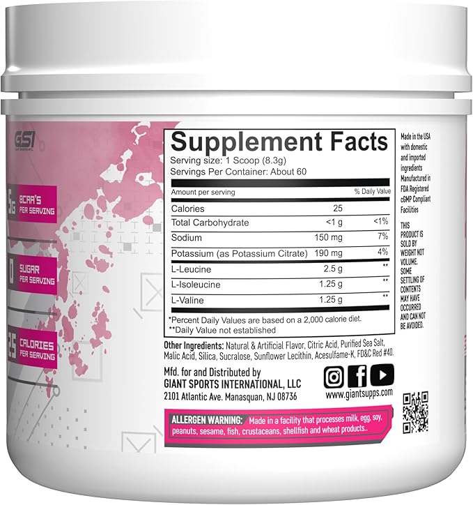 Edge BCAA - 60 Servings (Watermelon)