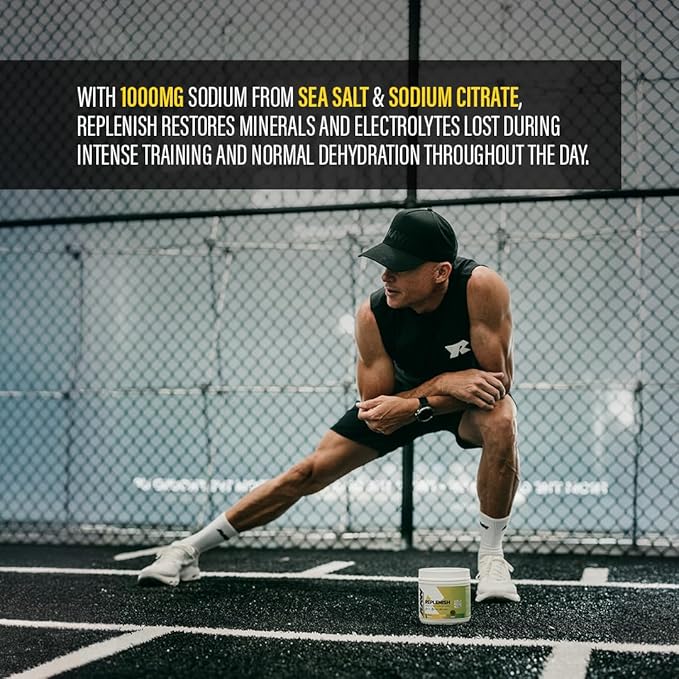 RAW Replenish Box, Premium Electrolytes Powder Recovery Formula, Watermelon Mojito (20 Sticks) - Flavored Electrolyte Drink Mix Supplement for Hydration, Replenishment, Endurance & Performance