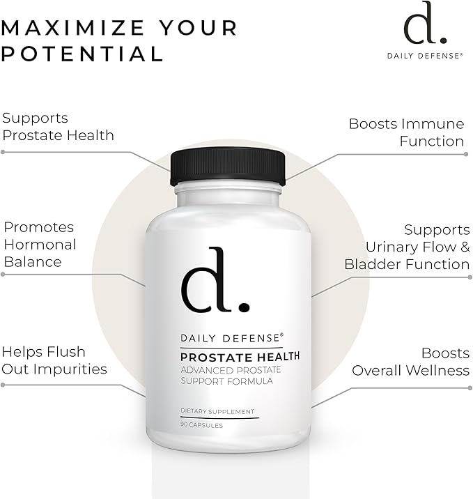 Prostate Health Supplements for Men - Prostate Supplements with Saw Palmetto Powder, Vitamin E, Zinc, Mushrooms, Pumpkin Seed - Prostate Support Dietary Supplement for Men, 90 Ct