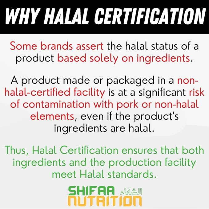 Delicious Creamy Vanilla Halal Whey Protein Powder 2Lbs | 26g Protein, 5500mg BCAAs, and 460mg Glutamine | for Recovery & Lean Muscles | Gluten-Free | Non-GMO | Keto-Friendly