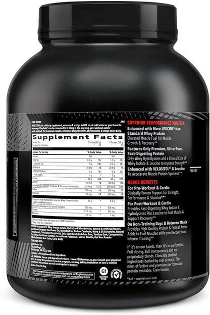 GNC AMP Wheybolic Whey Protein Powder Isolate with BCAA | Targeted Muscle Building and Workout Support Formula | Gluten Free | Fruity Crisps | 25 Servings