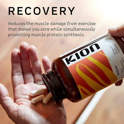 Kion Aminos Essential Amino Acids Capsules | The Building Blocks for Muscle Recovery, Reduced Cravings, Better Cognition, Immunity, and More | 30 Servings