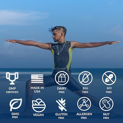 Equilife - Activated B-Complex, Super B-Complex Dietary Supplement, Mood & Energy Support, Formulated for Increased Absorption, Promotes Hair, Skin, & Nail Health, Non-GMO, Vegan (60 Veggie Caps)