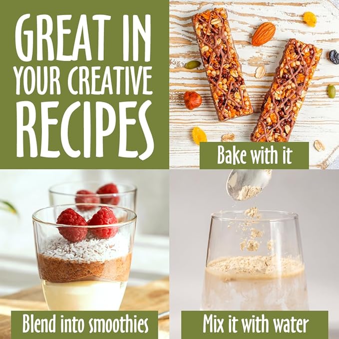 Pea Protein Powder, Unflavored and Unsweetened Sugar Free Vegan Protein Powder, 100% Plant Based Protein Powder, Non GMO, Gluten Free & Soy Free, 2.14 LB Protein Powder