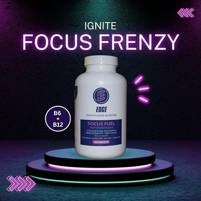 Elevate Young Athletes' Brilliance with Focus Fuel: Natural Focus and Performance Supplement for Kids | Enhance Concentration, Clarity, and Performance for Youth Athletes